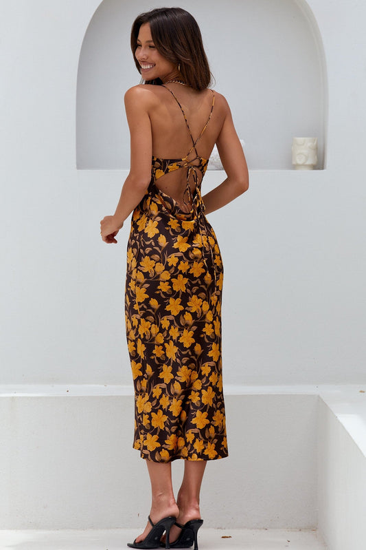 Floreale Cami Midi Abito