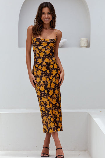 Floreale Cami Midi Abito