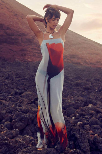 Floreale Cami Maxi Abito